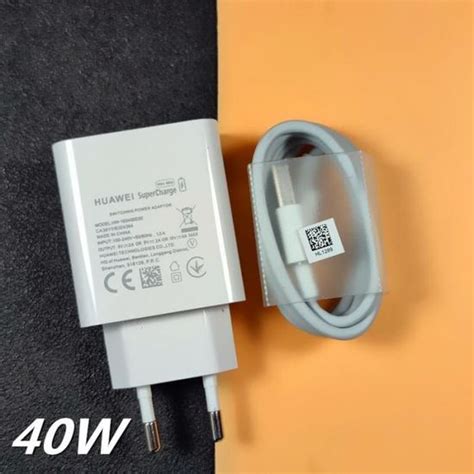 Huawei P40 Pro Chargeur Original 40W Adaptateur De Suralimentation