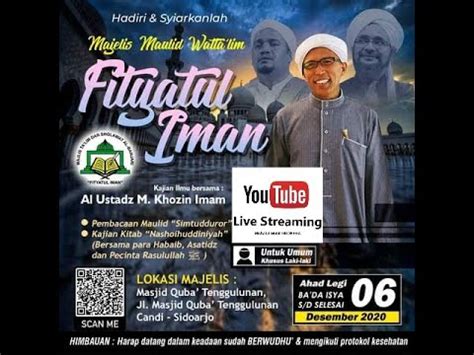 LIVE HAUL KE 109 SHOHIBUL MAULID SIMTUDDUROR AL HABIB ALI BIN