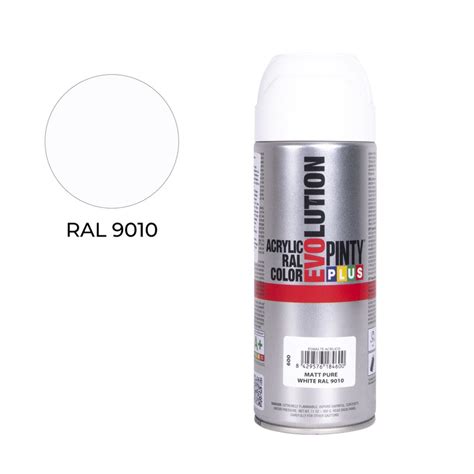 Spray Ral 9010 Blanco Opaco 400ml Zurione