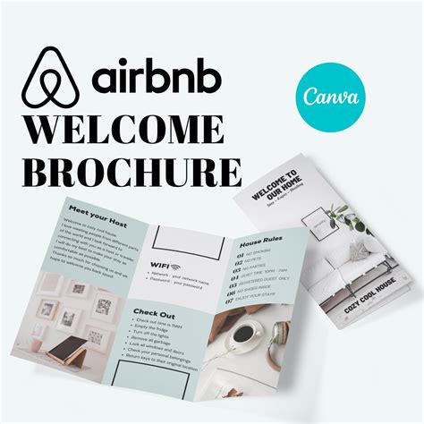 Plantilla de libro de bienvenida de Airbnb plantilla de guía para