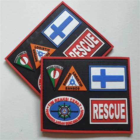 Jual Patch Rubber Logo Tagana Besar Taruna Siaga Bencana Rescue