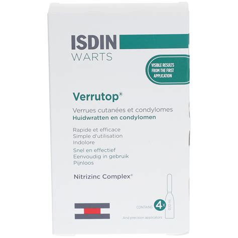 Verrutop® ISDIN® Warzenentferner 4x0,1 4x0,1 ml - Shop Apotheke