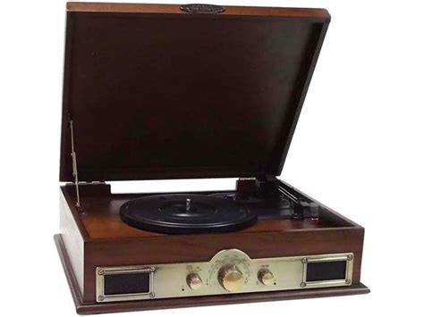 Pyle Vintage Classic Style Bluetooth Turntable Vinyl Record Player