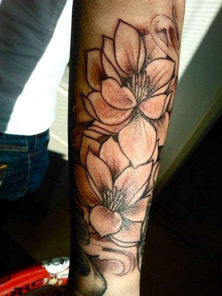 Lotus Flower Tattoo Sleeve Men