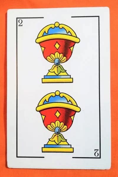 Dos De Copas Tarot 】☀️️ Baraja Española Marsella O Rider