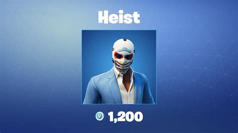 Heist Fortnite Outfitskin Youtube