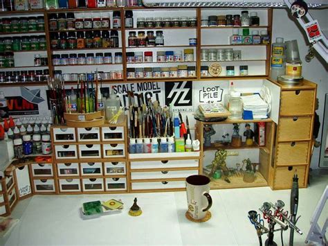 Hobby Desk, Hobby Room, Hobby Cnc, Painting Station, Model Hobbies ...