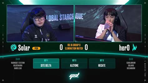 2024 GSL S1 Ro 16 Group D Match4 Solar Vs HerO YouTube