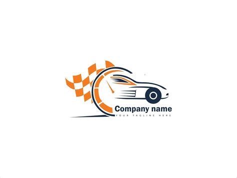 Car racing logo design 21473543 Vector Art at Vecteezy