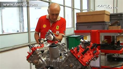 Follow A Ferrari 458 Italia Engine Through The Assembly Process: Video