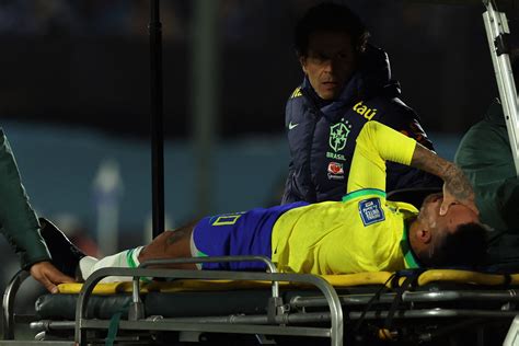 Neymar stretchered off pitch in tears with Brazil injury that could see ...