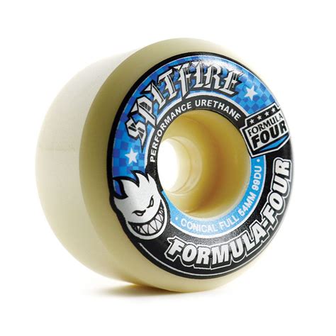 Roda Spitfire Wheels Conical Full Formula Four 54mm 99DU Bege Claro