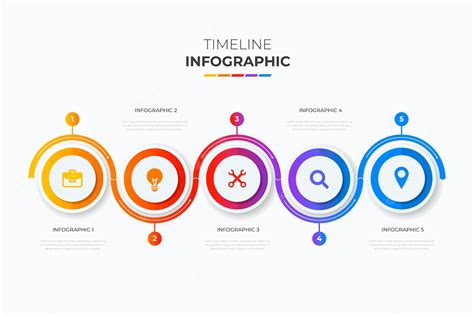 Infografía De Línea De Tiempo De Diseño Plano Vector Gratis