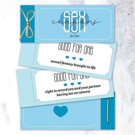 Sex Coupons For Him Naughty Coupons First Anniversary Gift For Him Paper Anniversary Gift For