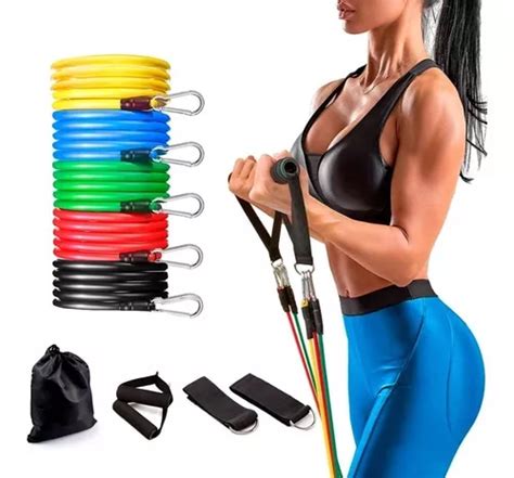 Kit Elástico Para Treino Exercícios Malhar Musculação Casa MercadoLivre