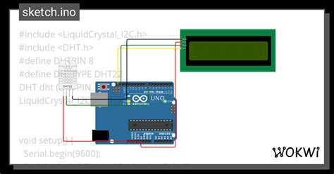 Sensor Suhu Dan Kelembapan Wokwi Esp Stm Arduino Simulator