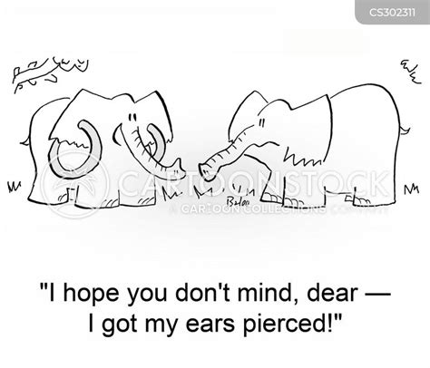 Ear Piercing Cartoons and Comics - funny pictures from CartoonStock