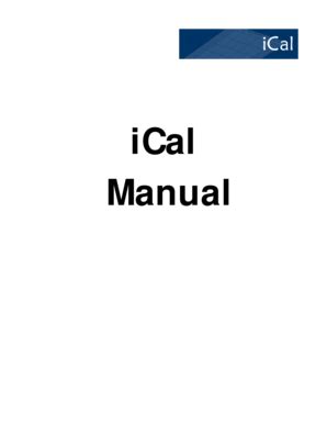 Fillable Online Austincc ICal Manual Austincc Fax Email Print PdfFiller