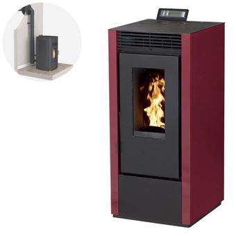 19190 sur Pack Poêle à granules Interstoves MARINA 14KW Etanche Kit