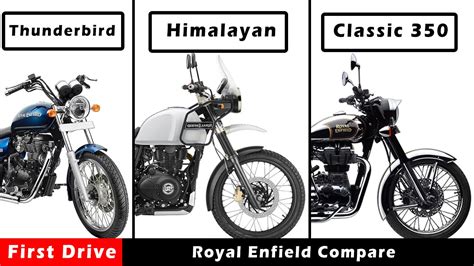 Off Road Bike Royal Enfield Himalayan Vs Royal Enfield Thunderbird 350