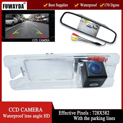 Fuwayda ccd chip de visão traseira do carro câmera reversa para nissan