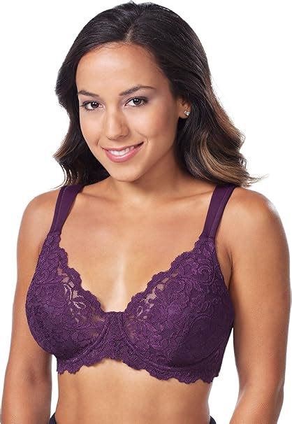 Leading Lady Women S Plus Size Padded Lace Underwire Bra At Amazon Women’s Clothing Store Bras