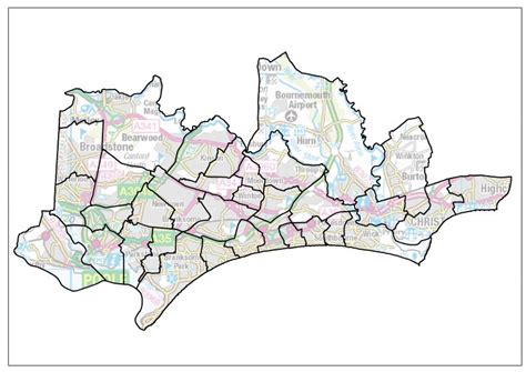 Ward Boundaries Finalised For New Bcp Bournemouth Christchurch And