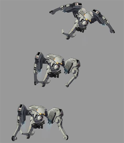 Artstation Drones Carlo Arellano Robot Concept Art Robot Art Drone