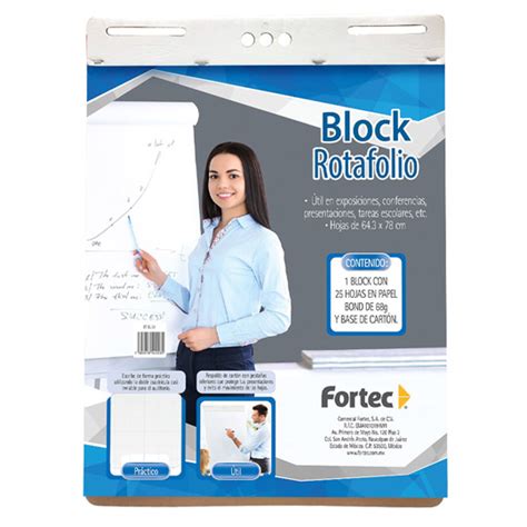 Rotafolio Block C 25 Hojas Cuadro Grande Valarci