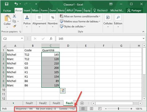 Excel 2016 Calcul automatique Médiaforma