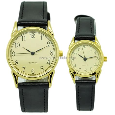 Antique Brasspolished Brass Watch With Leather Bandclocks And Watches In Shenzhen Cheap