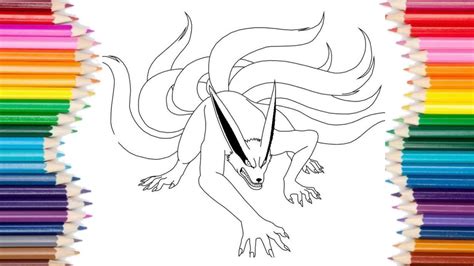 Naruto Nine Tails Coloring Pages Sexiz Pix