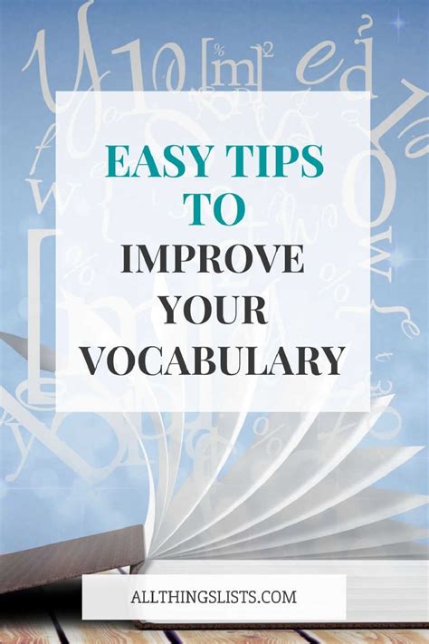 Easy Tips To Improve Your Vocabulary