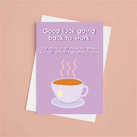 Welcome Back To Work Cards