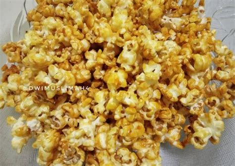 Resep Popcorn Caramel Homemade Oleh Dwi Muslimawati Cookpad