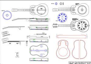 Dobro Resonator CAD Guitar Plans