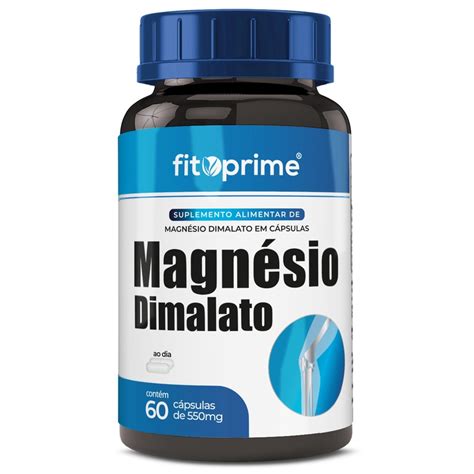 Magnésio Dimalato 400 mg 60 cápsulas FitoPrime em Promoção na Americanas