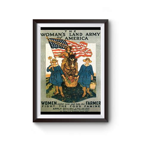 Womens Land Army Of America Poster