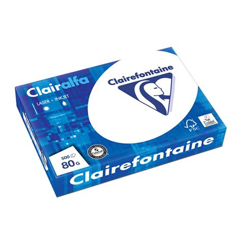 Ramette De Feuilles A Clairefontaine G Extra Blanc Chez Scoleo