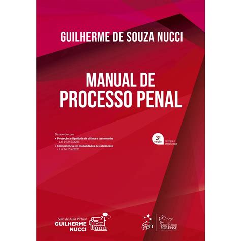 Livro Manual De Processo Penal No Shoptime