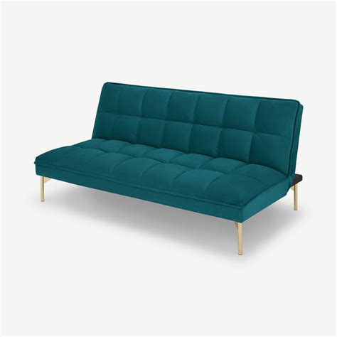 Teal Velvet Sofa Bed Cabinets Matttroy