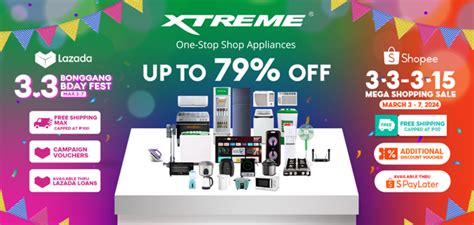 Get Up To 79 Discount From XTREME Appliances This 3 3 Shopee Mega