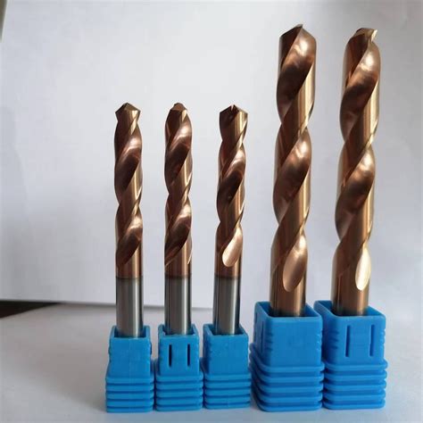 Tungsten Cutting Tools HRC55 Solid Carbide Twist Drill Bits CNC