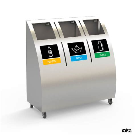 Cos De Gunoi Colectare Selectiva Greenbin Tri Inox Eurostart