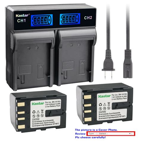 Kastar Battery Lcd Rapid Charger For Bn V Jvc Gr Dv Gr Dv U