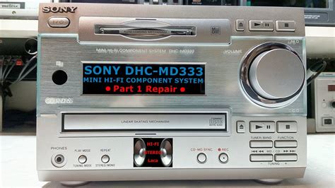 Sony Dhc Md Mini Hi Fi Component System Part Repair Youtube