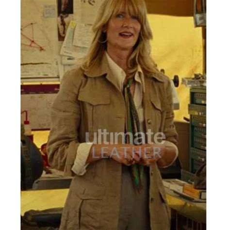 Laura Dern Jacket Jurassic World Ellie Sattler Cotton Jacket