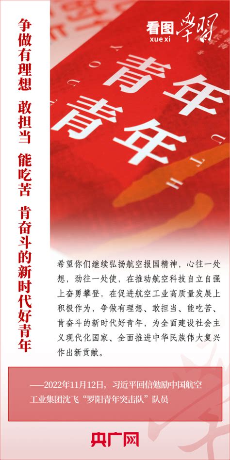 看图学习丨争做有理想、敢担当、能吃苦、肯奋斗的新时代好青年山东站中华网