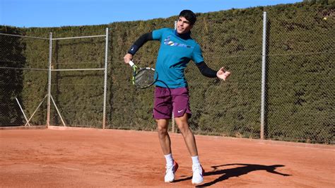 Carlos Alcaraz Se Recupera De Su Lesión Y Vuelve A Los Entrenamientos Para Preparar La Gira De