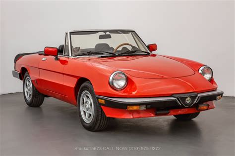 1985 Alfa Romeo Spider Veloce Convertible Stock # 15673-374 visit www ...